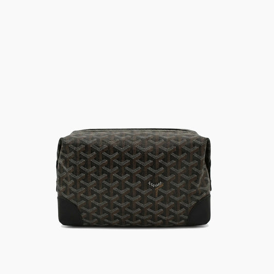 Trousse de toilette Bowling 25 Goyard: Marron foncé et noir.-