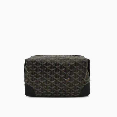 Trousse de toilette Bowling 25 Goyard: Marron foncé et noir.-