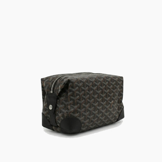Trousse de toilette Bowling 25 Goyard: Marron foncé et noir.-