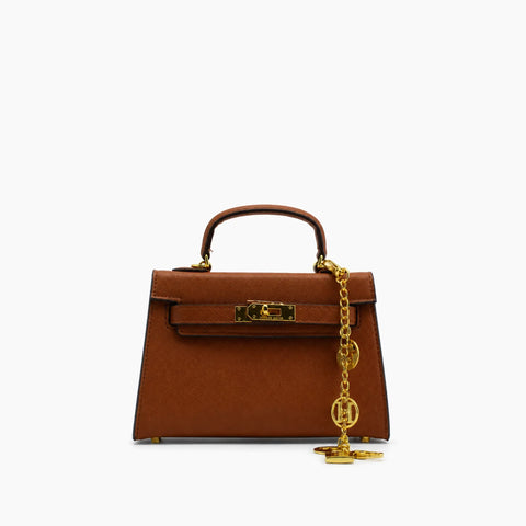 Hermès Kelly/mini sac: Cognac