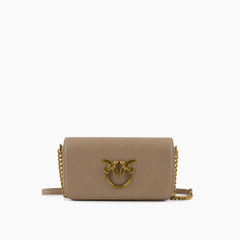 pinko Pocket Love Bag Click: Taupe clair