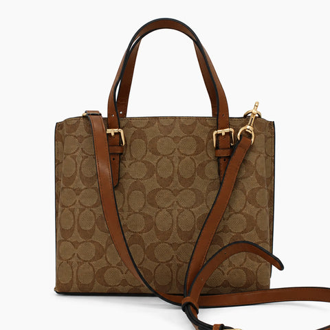 sac cabas Mollie 25: Marron & Beige -