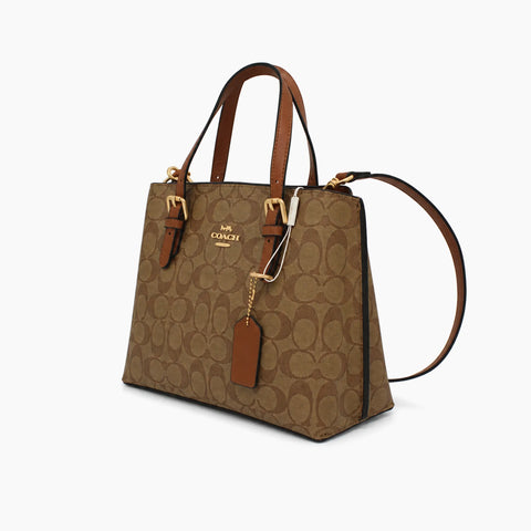 sac cabas Mollie 25: Marron & Beige -