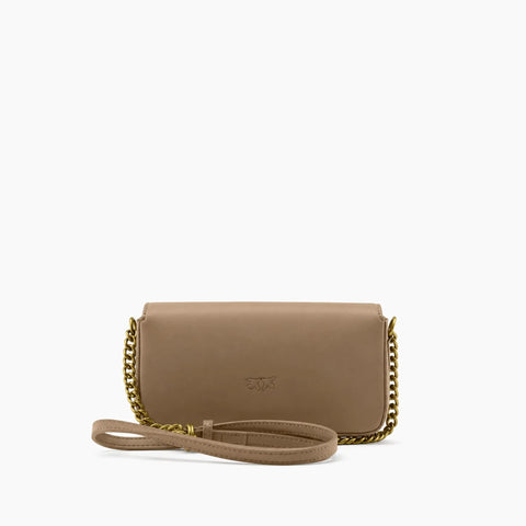 pinko Pocket Love Bag Click: Taupe clair
