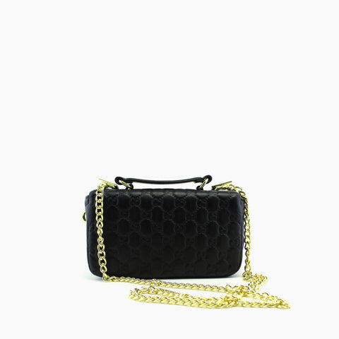 Gucci mini sac à main GG Milano: Noir