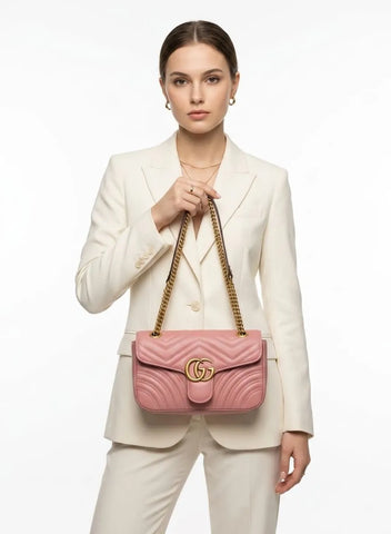 Gucci GG Marmont:  Rose poudré