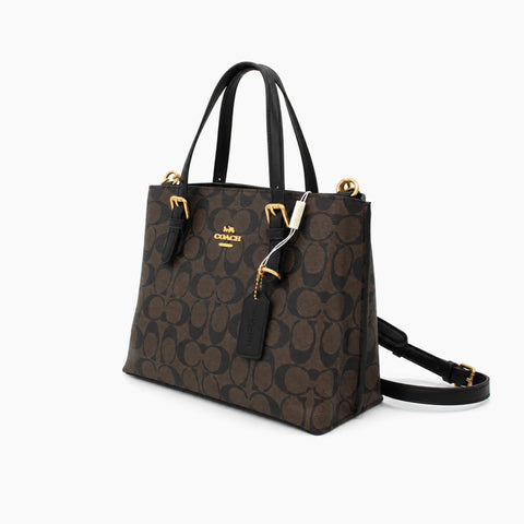 sac cabas Mollie 25: Marron & Noir -