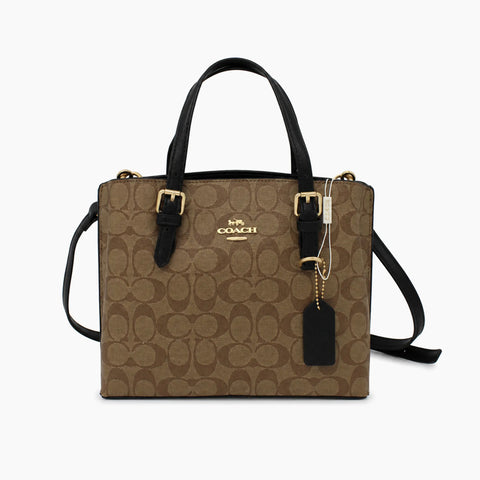 sac cabas Mollie 25: Marron & Noir-