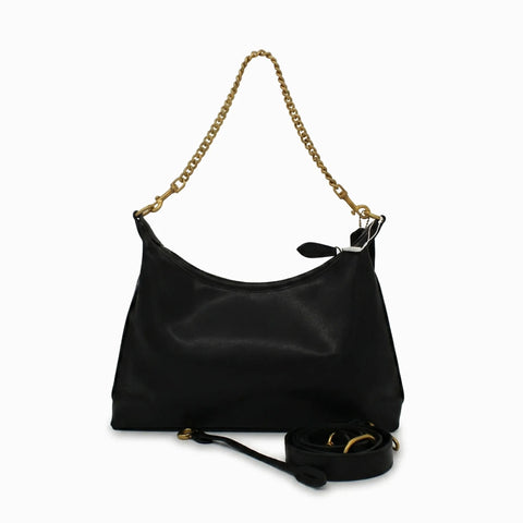 Sac Hobo Teri en Toile: Noir -