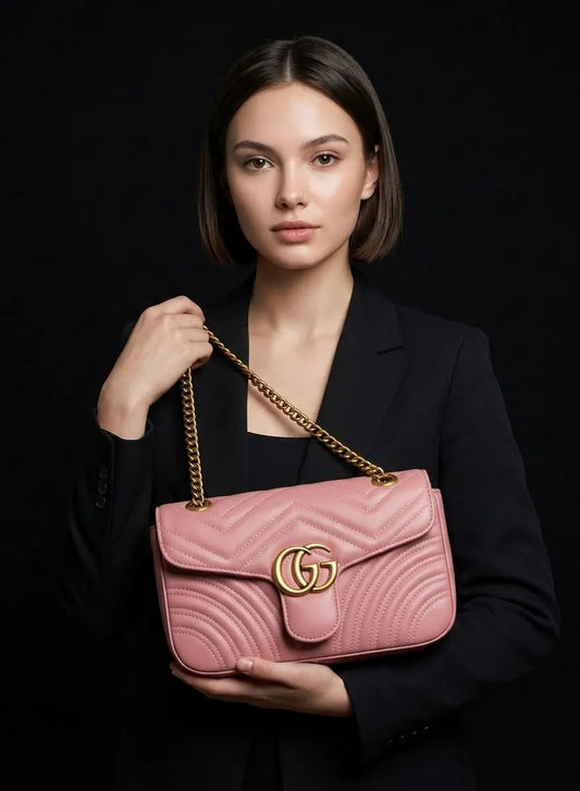 Gucci GG Marmont:  Rose poudré