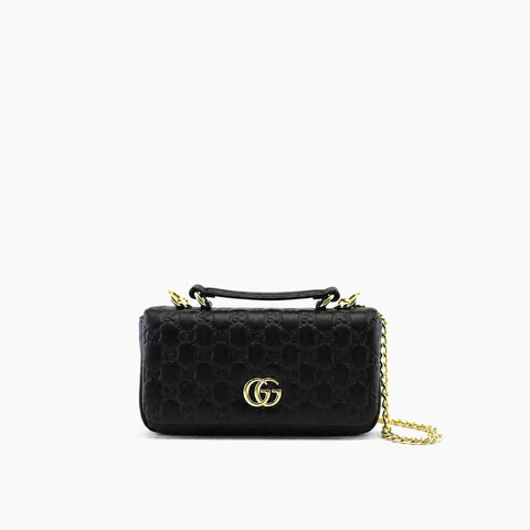 Gucci mini sac à main GG Milano: Noir