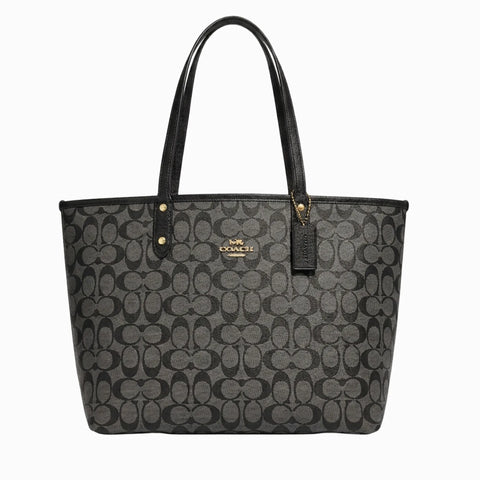 Sac Cabas City en toile: Gris anthracite -