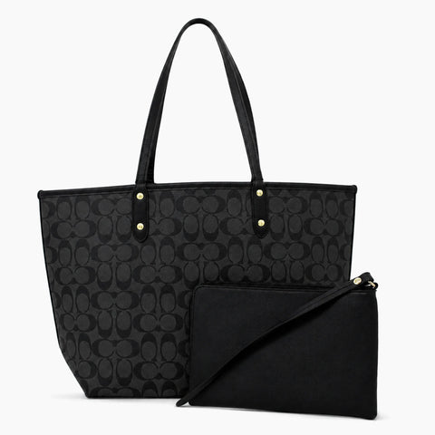 Sac Cabas City en toile: Gris anthracite -