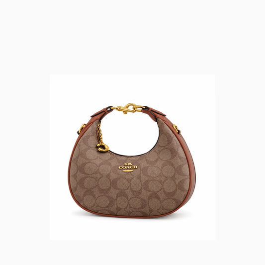 Coach Jonie Bag: Toile Signature Apricot/Brown