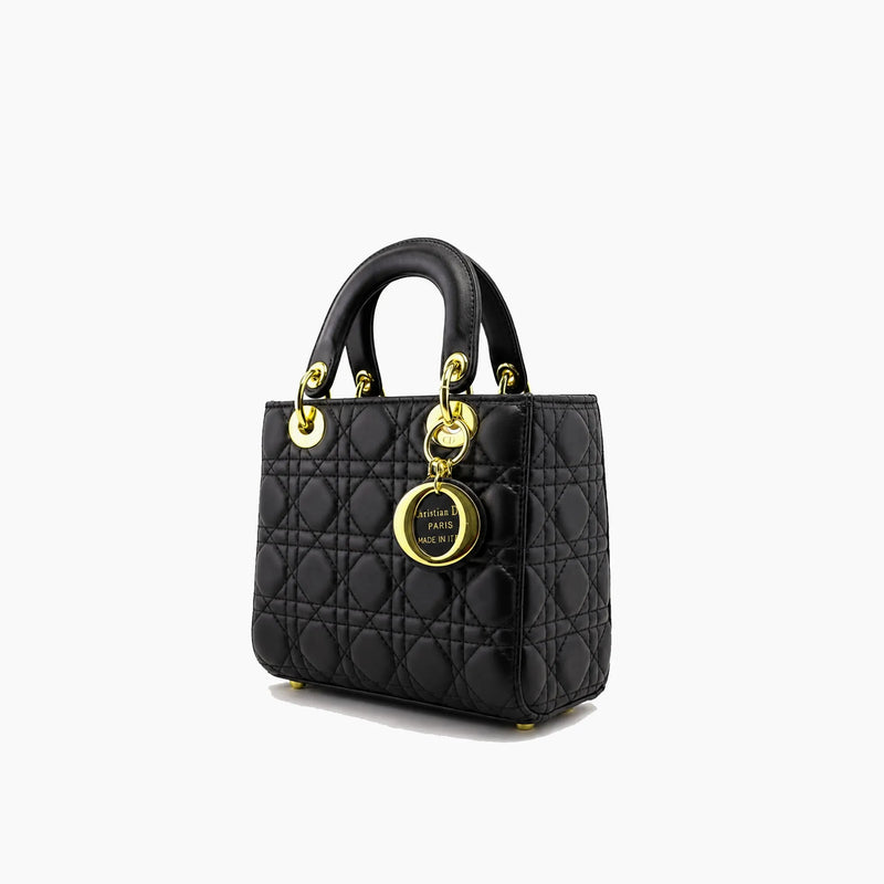 Lady Dior Noir Cuir Mat