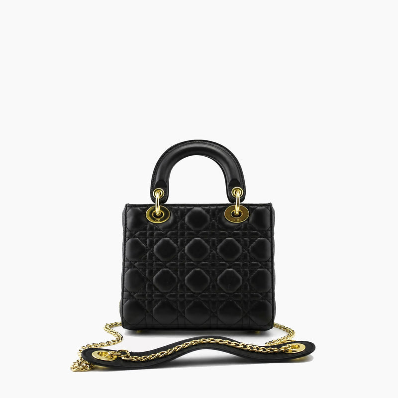 Lady Dior Noir Cuir Mat