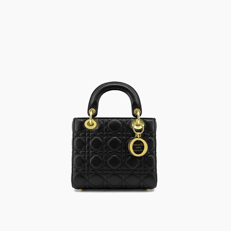 Lady Dior Noir Cuir Mat