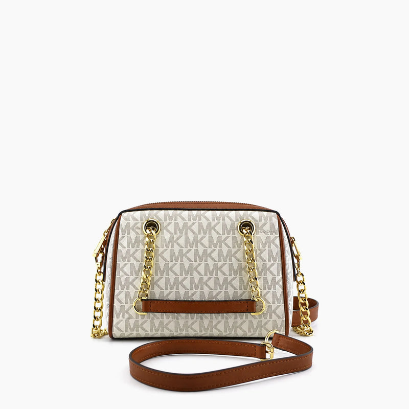 Michael Kors Jet Set Item: Vanilla/Acorn