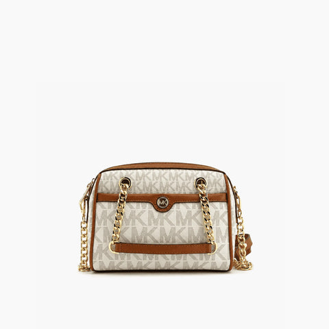 Michael Kors Jet Set Item: Vanilla/Acorn