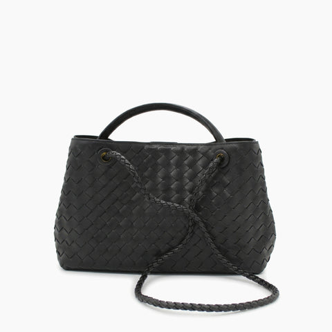 Cabas Andiamo de Bottega Veneta: Noir-