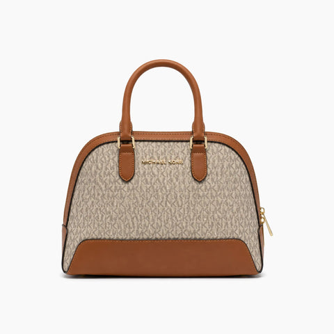 Michael Kors: Beige avec des détails en cuir camel