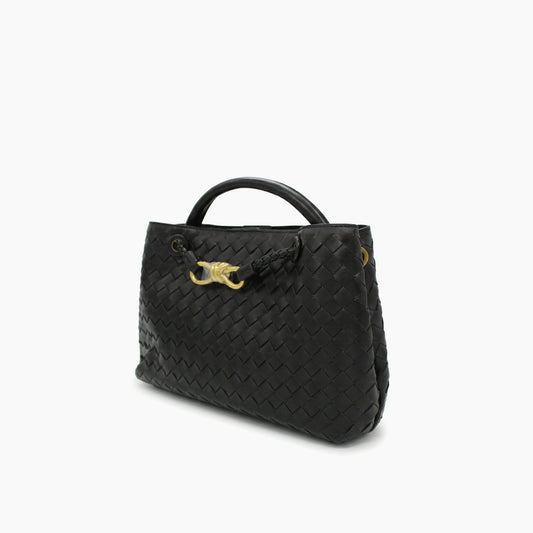 Cabas Andiamo de Bottega Veneta: Noir-