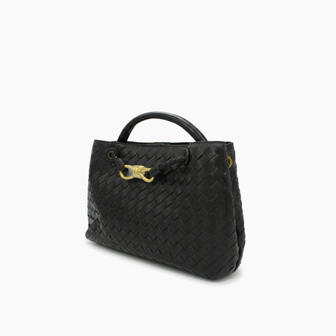 Cabas Andiamo de Bottega Veneta: Noir-