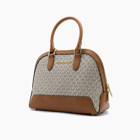 Michael Kors: Beige avec des détails en cuir camel
