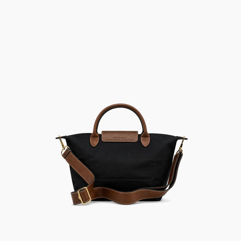 Le Pliage Neo: Noir avec des détails en cuir marron