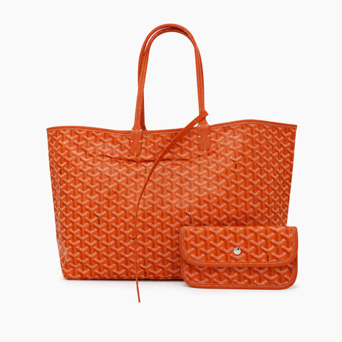 Cabas Saint Louis Goyard: Orange-