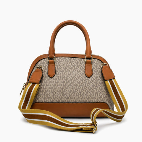 Michael Kors: Beige avec des détails en cuir camel