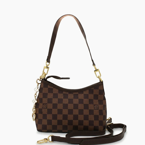 Louis Vuitton CarryAll: Marron foncé & noir -