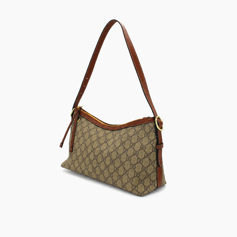 Gucci GG Emblem: Beige et marron-