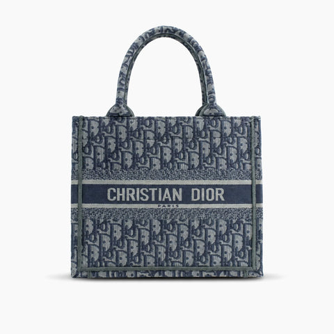 Dior Book Tote: Bleu denim