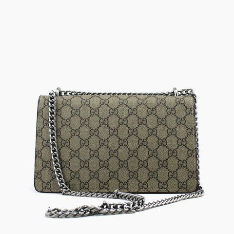 Gucci Dionysus: beige/ébène et daim mauve