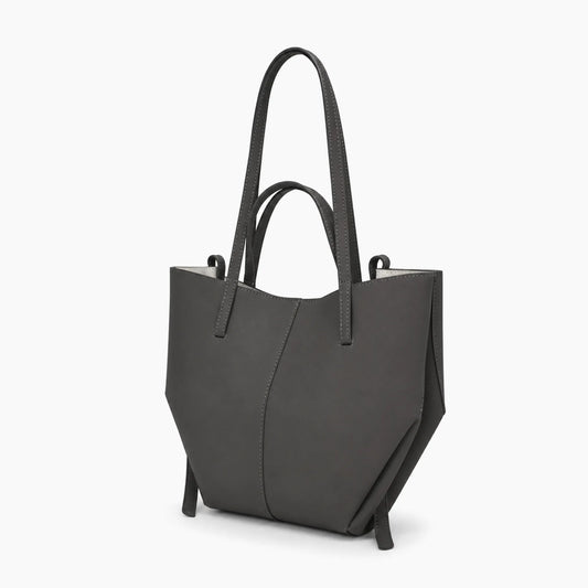 Cabas Cyme Mini de Polène: Gris anthracite -