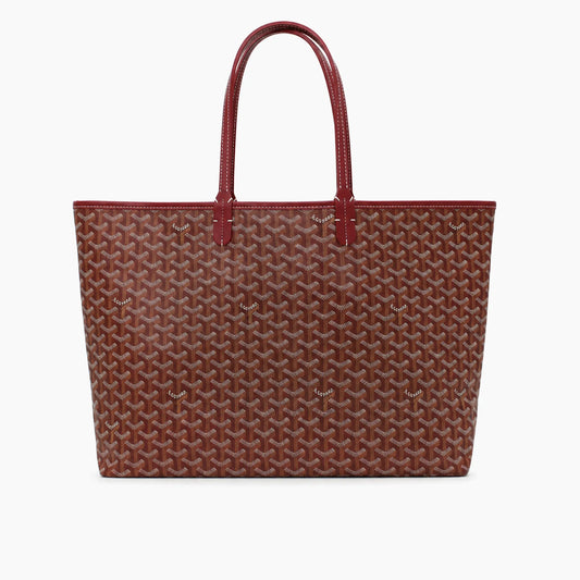 Cabas Saint Louis Goyard: Marron et bordeaux-