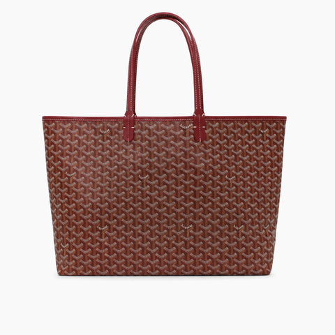 Cabas Saint Louis Goyard: Marron et bordeaux-