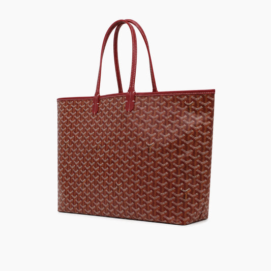 Cabas Saint Louis Goyard: Marron et bordeaux-
