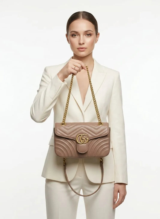 Gucci GG Marmont:  Beige/ Taupe