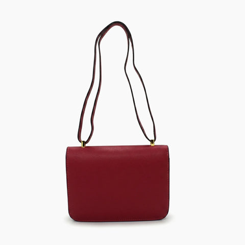 Hermès Constance: Bordeaux doré-