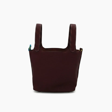 Hermès Picotin Lock (mini): Bordeaux foncé -