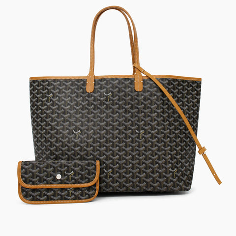 Cabas Saint Louis Goyard: Noir et marron camel -