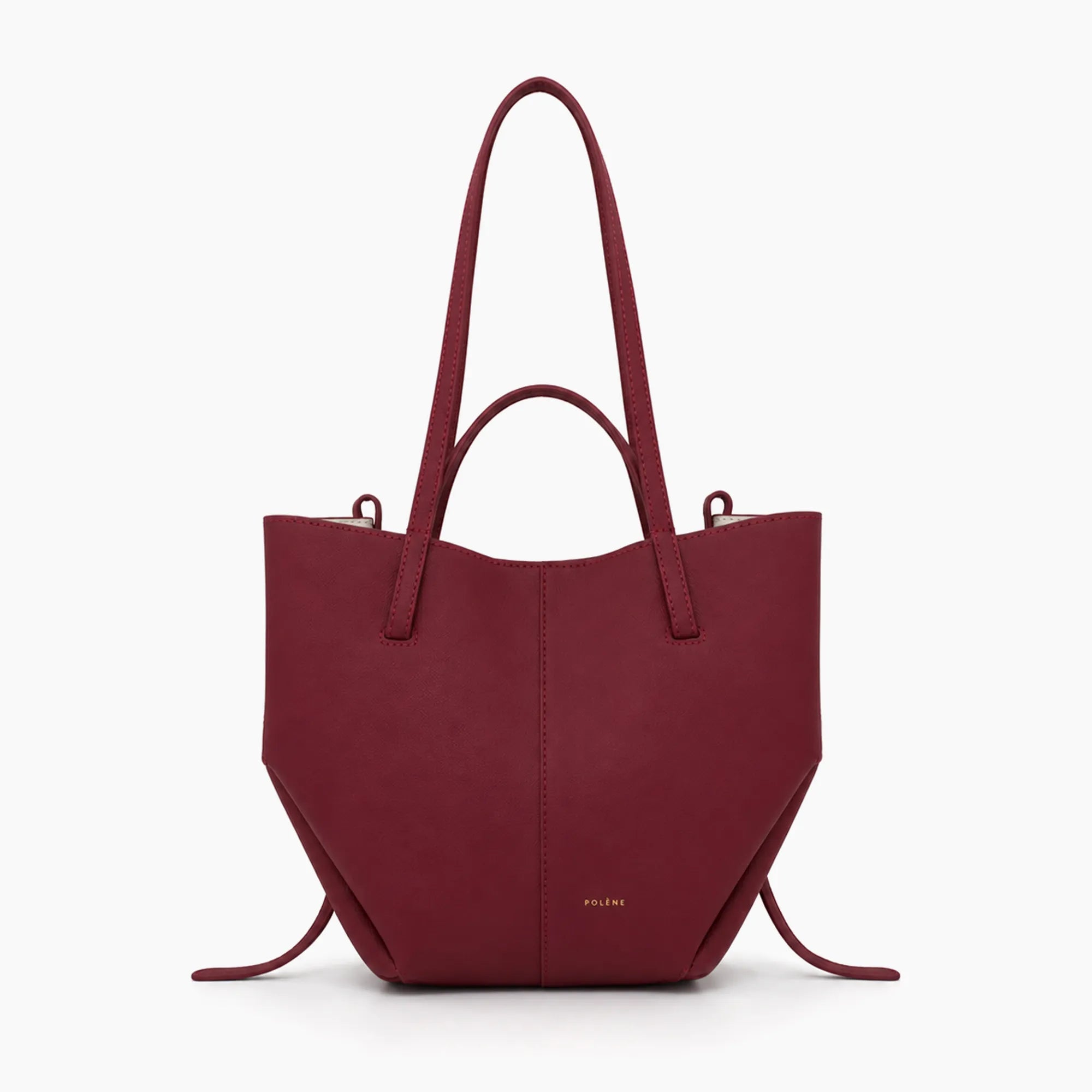Cabas Cyme Mini de Polène: Bordeaux -