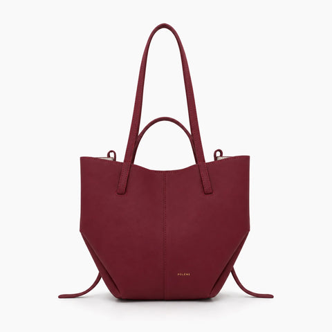 Cabas Cyme Mini de Polène: Bordeaux -