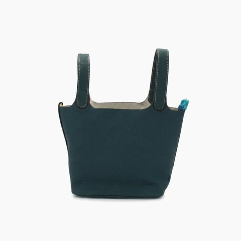Hermès Picotin Lock (mini): Vert sapin foncé -