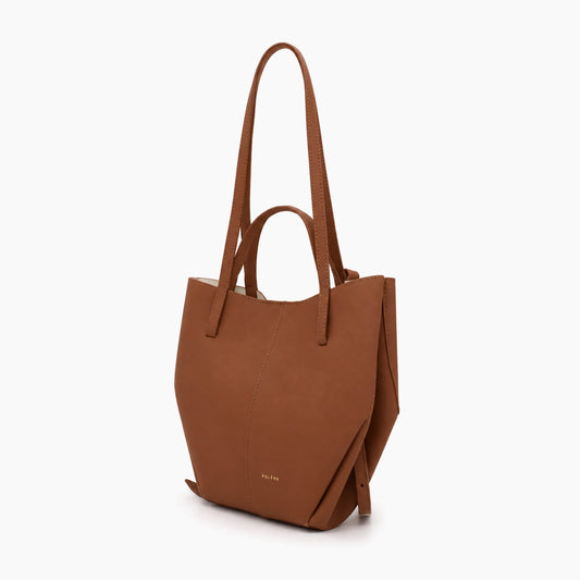 Cabas Cyme Mini de Polène: Marron cognac -