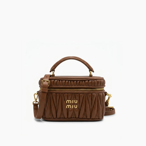 vanity case miu miu: Marron