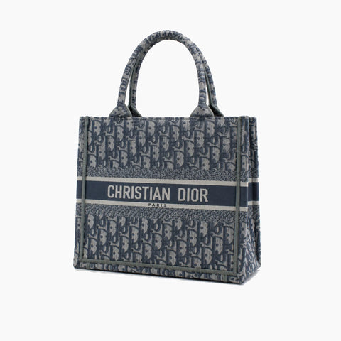 Dior Book Tote: Bleu denim