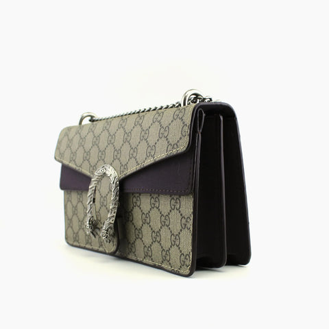 Gucci Dionysus: beige/ébène et daim mauve